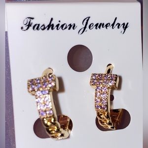 Cross Small Hoop Earrings